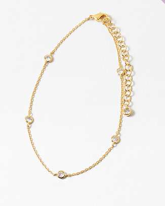 Diamonds By the Yard Anklet