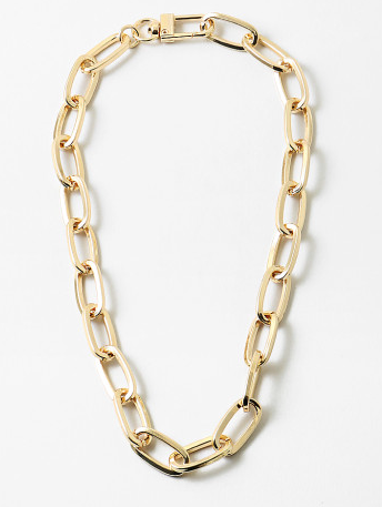 Big Paperclip Chain Necklace