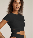 Beyond Yoga Featherweight Under Over Cropped Tee