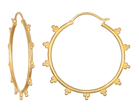 Satya Limitless Light Gold Hoops