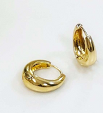 Gold Oval Huggies