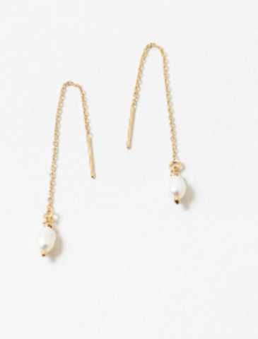 Pearl Thread Earrings