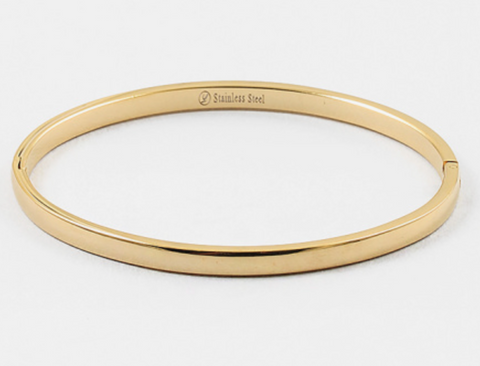 Gold Hinge Bangles