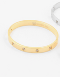 Cartier-Style Gold Bangle