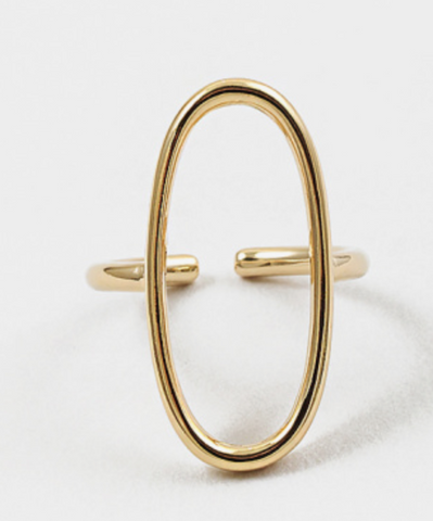 Oval Cutout Ring