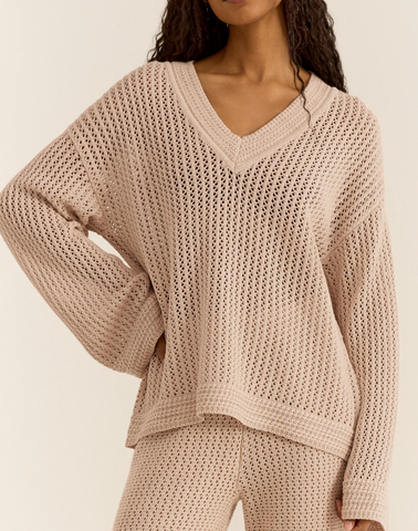 Z Supply Kiami Crochet Sweater