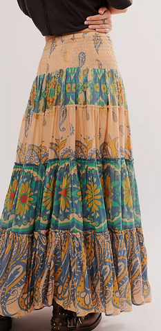 Free People Super Thrills Convertible Maxi Skirt