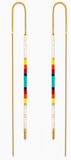 Miyuki Seed Bead Threader Earrings
