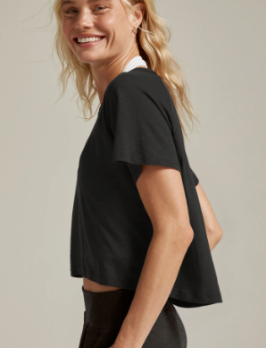 Beyond Yoga Signature High Low Cropped Tee