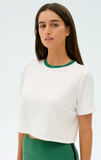 Splits59 Djuna Crop Ringer Tee