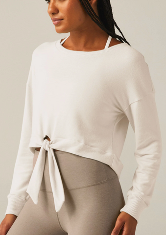 Beyond Yoga Why Knot Pullover
