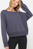 Spiritual Gangster Vida Off Shoulder Sweatshirt