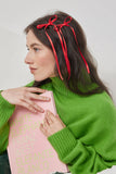 Satin Ribbon Hair Bow Pin Set