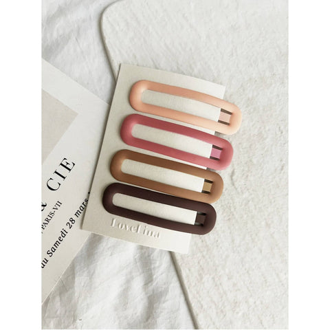 Matte Jumbo Flat Clips Set