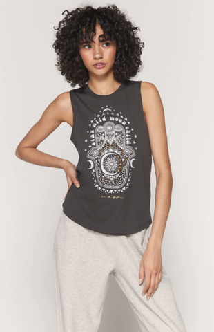 Spiritual Gangster Hamsa Muscle Tank