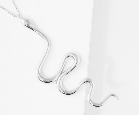 Snake Serpent Pendant Necklace