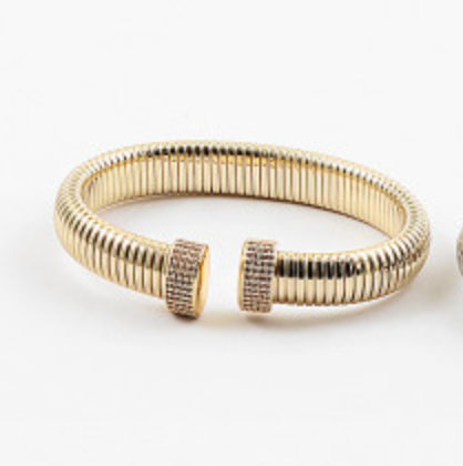Watch Band Cuff w/CZ's