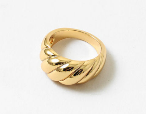 Gold Shrimp Ring