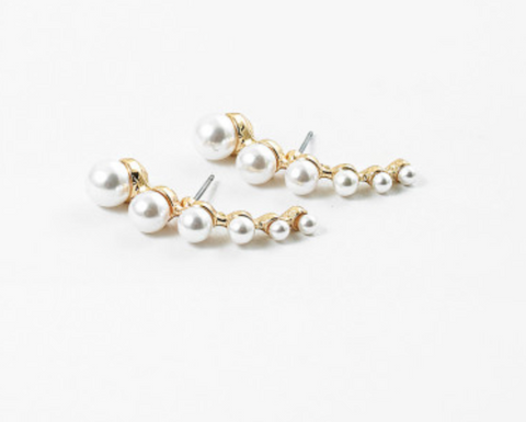 *Pearl Climber Earrings