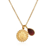 Mandala Necklace with Charm