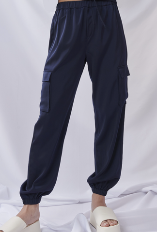 Sundown Satin Cargo Pant