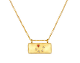 Satya Zodiac Constellation Tablet Necklace