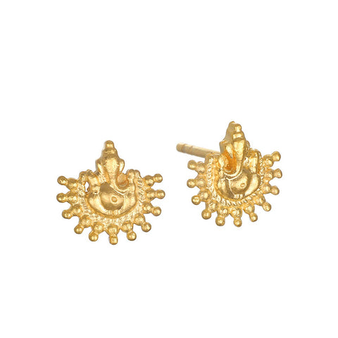 Ganesha Radial Stud Earring