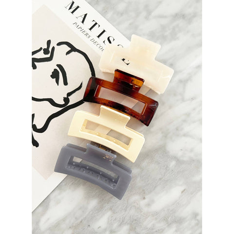 Translucent Acrylic Hair Claw - ADA_1