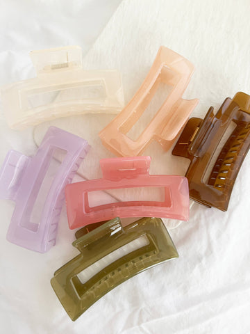 Jumbo 4" Jelly Hair Claw